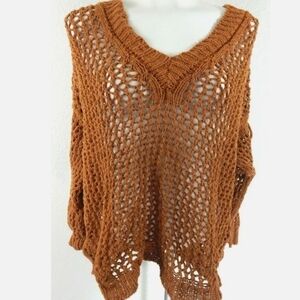 Sita Murt Brown Lace Up Sleeve Sweater